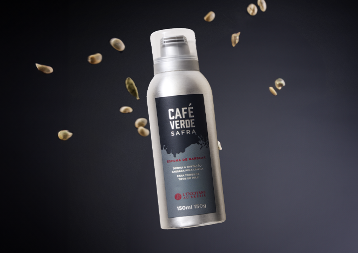 Espuma de Barbear Café Verde Safra 150ml