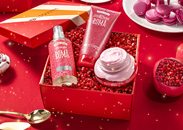 Produtos da linha Romã