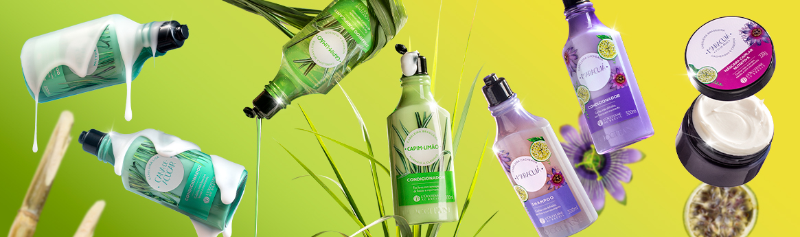 Produtos da linha Cabeleira Brasileira