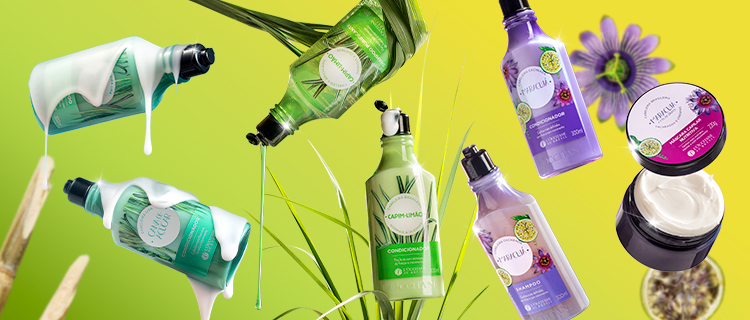 Produtos da linha Cabeleira Brasileira