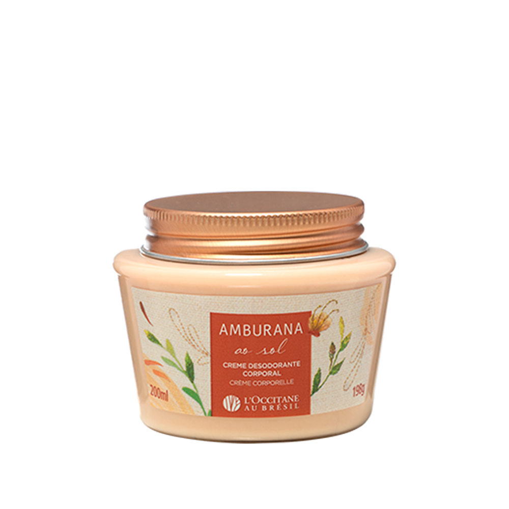 Creme Desodorante Corporal Amburana ao Sol 200ml