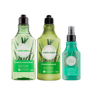 Combo Cabeleira Capim-Limão e Spray Cana-de-Açúcar