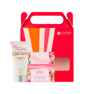 Presente Flor de Carambola: Sabonete e Leite Desodorante 50ml