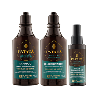 Combo Patauá Hidratação: Shampoo, Condicionador e Spray