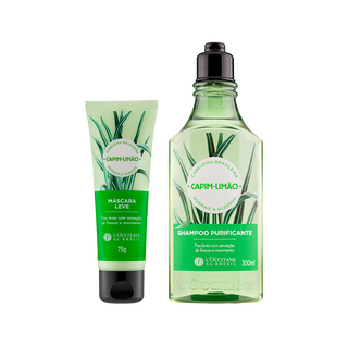 Combo Shampoo e Máscara Capim-Limão