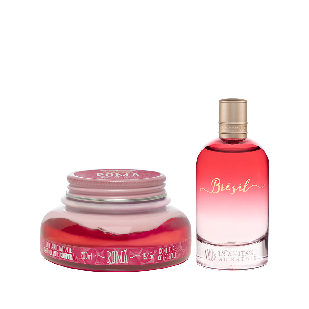 Combo Deo Colônia Brésil e Geleia Hidratante Romã, ,  large image number 0