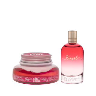 Combo Deo Colônia Brésil e Geleia Hidratante Romã