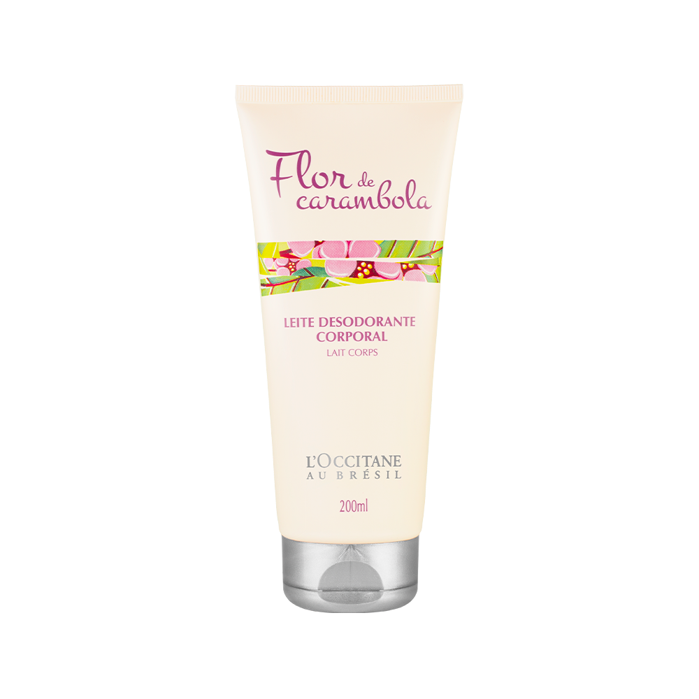 Leite Desodorante Corporal Flor de Carambola 200ml, ,  large