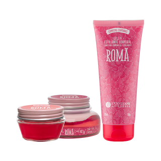 Combo Banho Esfoliante e Hidratação Romã