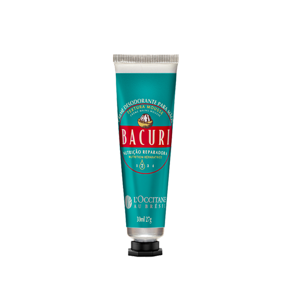 Creme Desodorante de Mãos Textura Mousse Bacuri 30ml, ,  large