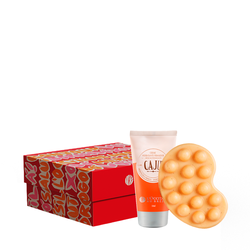 Presente Caju: Hidratante Firmador e Sabonete Massageador image number 0
