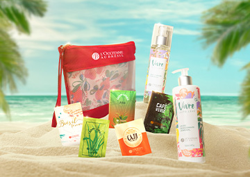 Produtos da linha Pomar de Flores Buqu&ecirc;