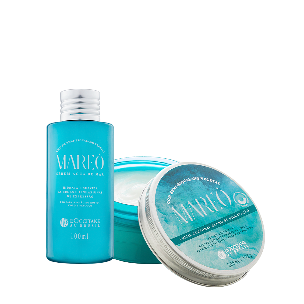 Combo Cuidados Mare&ocirc;: Creme Corporal Banho de Hidrata&ccedil;&atilde;o +  S&eacute;rum &Aacute;gua de Mar, ,  large image number 0