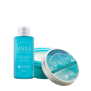 Combo Cuidados Mare&ocirc;: Creme Corporal Banho de Hidrata&ccedil;&atilde;o +  S&eacute;rum &Aacute;gua de Mar