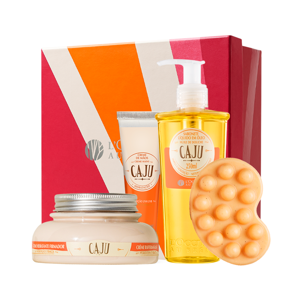 Presente Caju: Creme de Mãos e Corporal e Sabonetes | L'Occitane