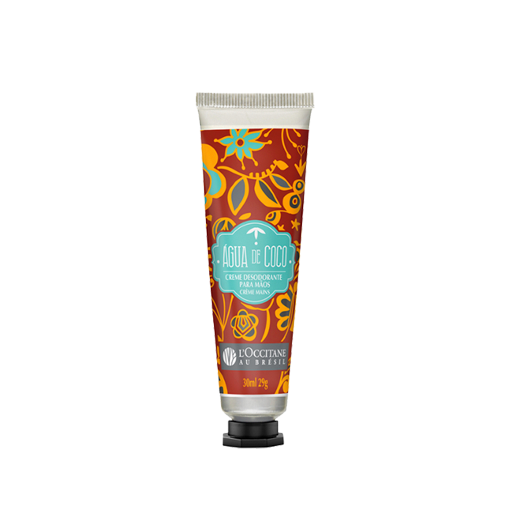 Creme Desodorante de M&atilde;os &Aacute;gua de Coco 30ml, ,  large