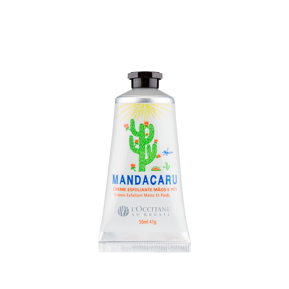 Creme Esfoliante M&atilde;os e P&eacute;s Mandacaru 50ml, ,  large
