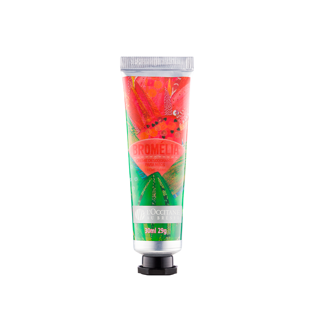 Creme Desodorante de M&atilde;os Brom&eacute;lia 30ml, ,  large