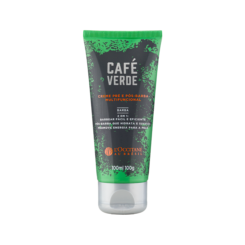 Creme Pr&eacute; e P&oacute;s-Barba Multifuncional Caf&eacute; Verde 100ml, ,  large