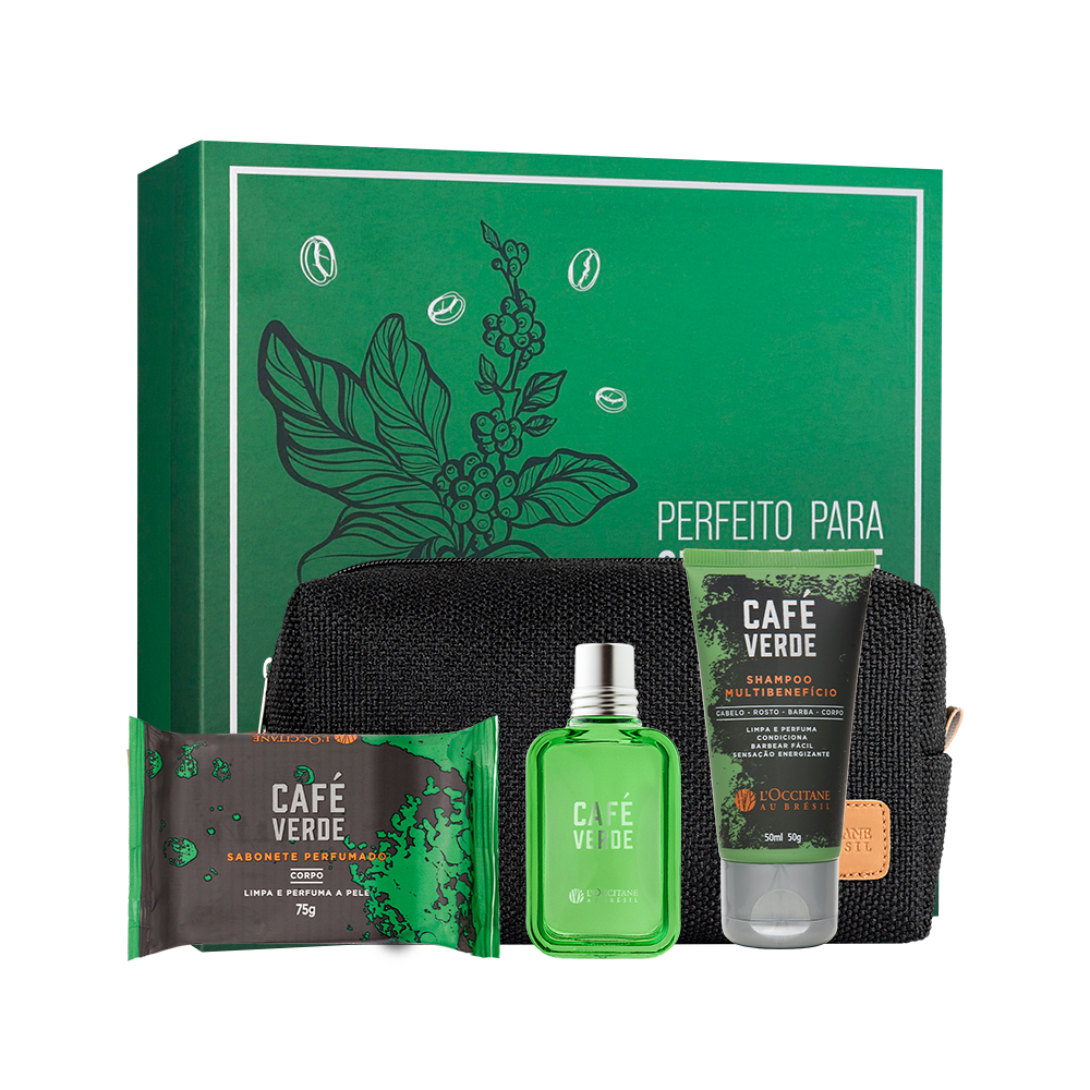 Presente Viagem Banho e Fragr&acirc;ncia Caf&eacute; Verde, ,  large image number 0