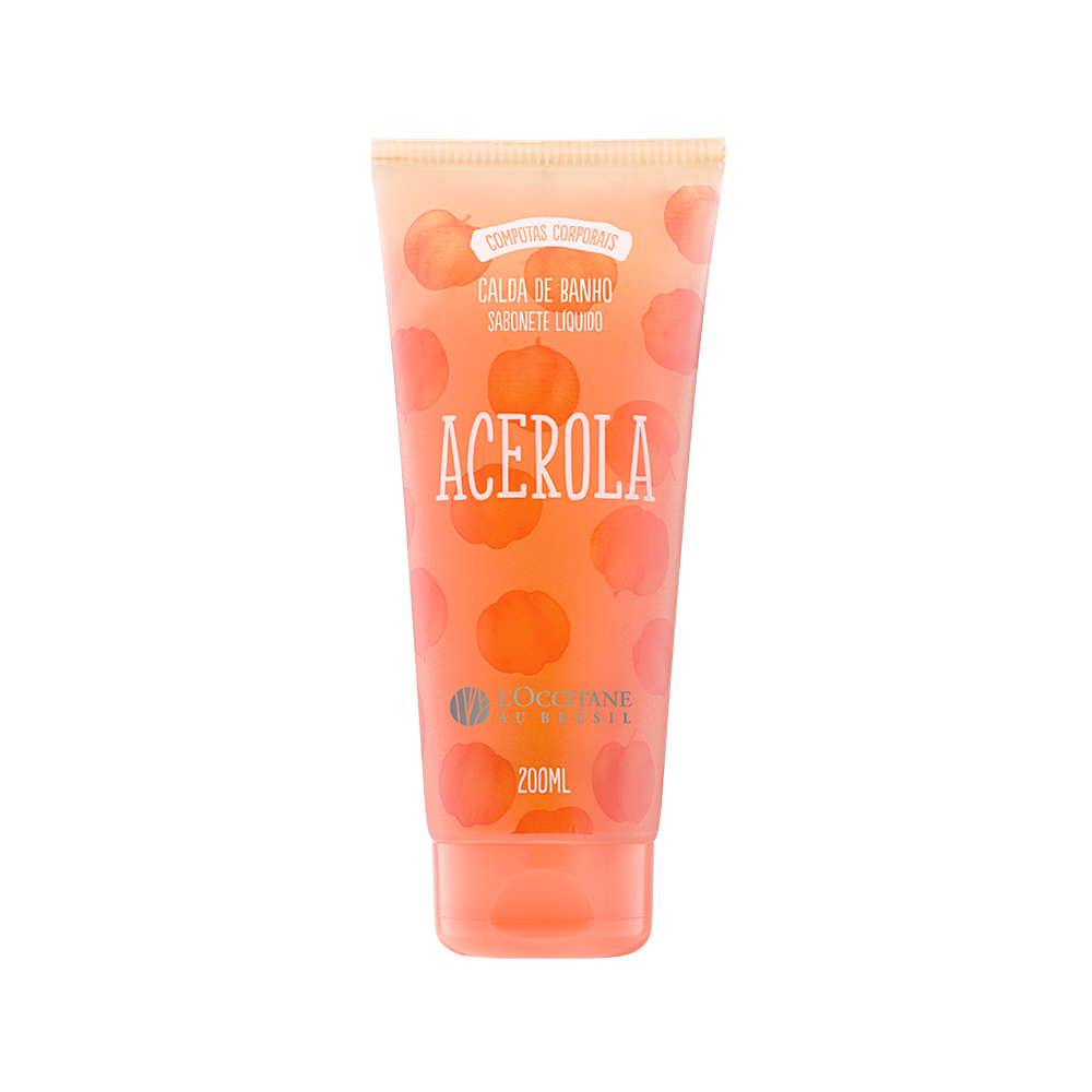 Calda de Banho Sabonete L&iacute;quido Acerola 200ml, ,  large
