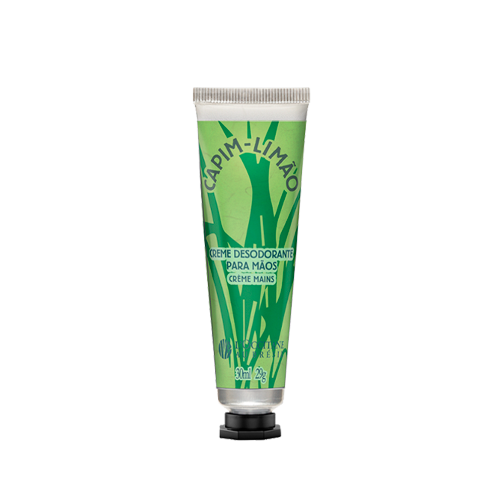 Creme Desodorante de M&atilde;os Capim-Lim&atilde;o 30ml, ,  large
