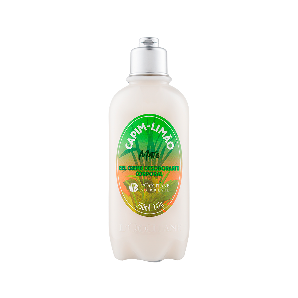 Gel Creme Desodorante Corporal Capim-Lim&atilde;o Mate 250ml, ,  large image number 0