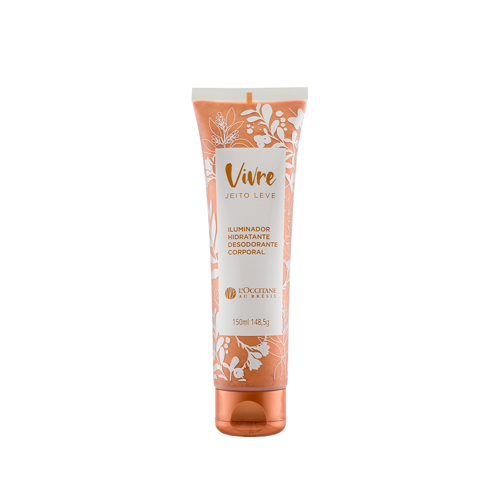 Iluminador Hidratante Desodorante Corporal Jeito Leve 150ml