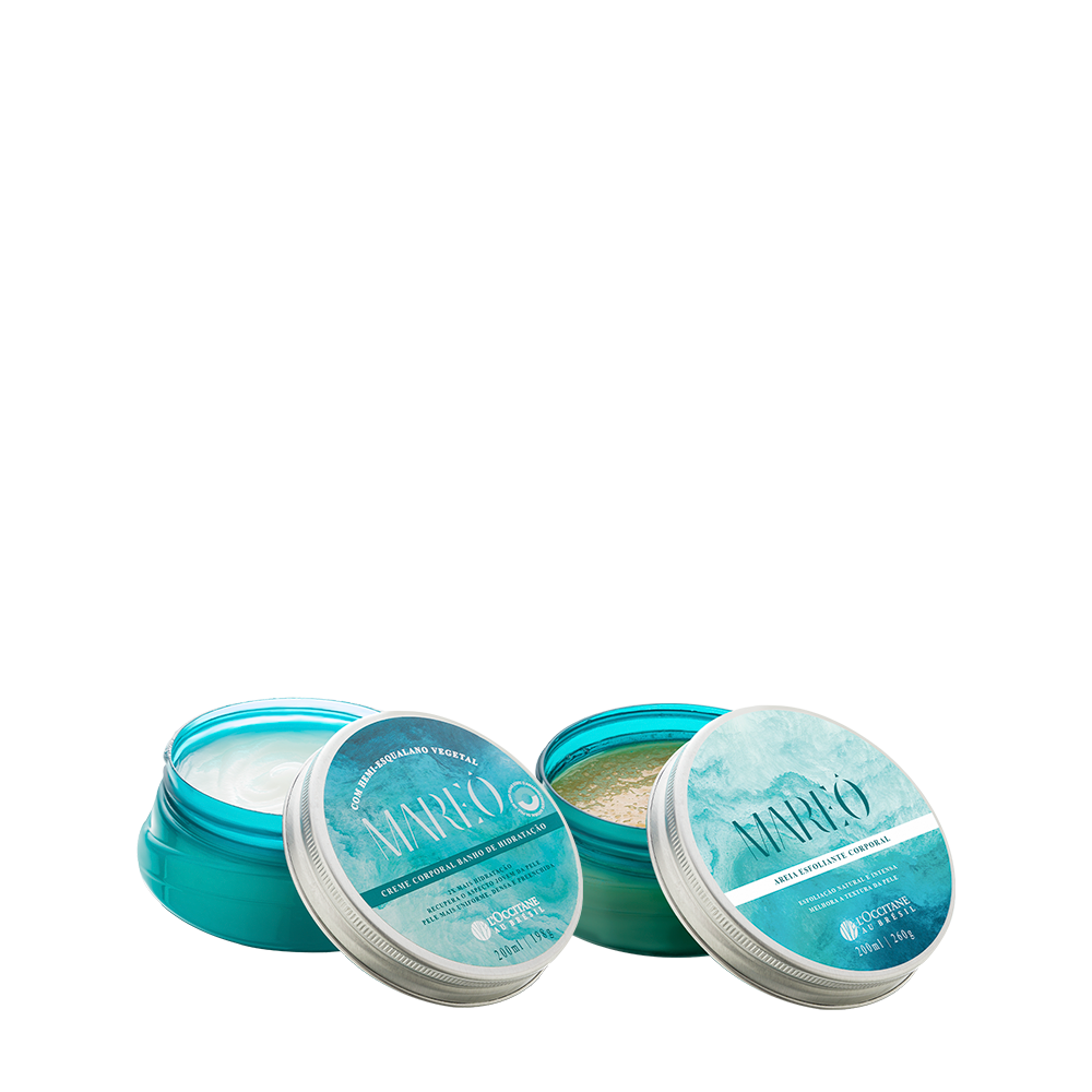 Combo Mareô: Areia Esfoliante e Banho de Hidratação