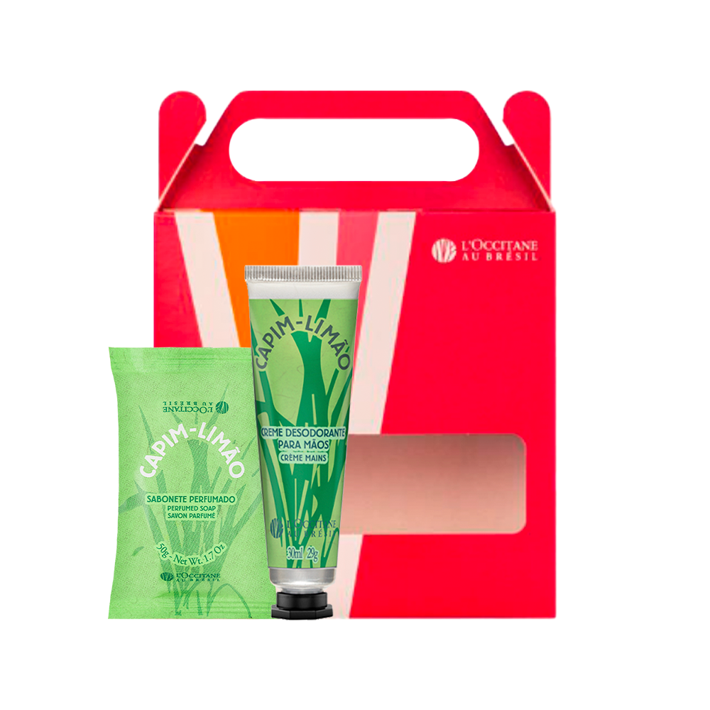 Presente Capim-Limão: Creme Mãos e Sabonete