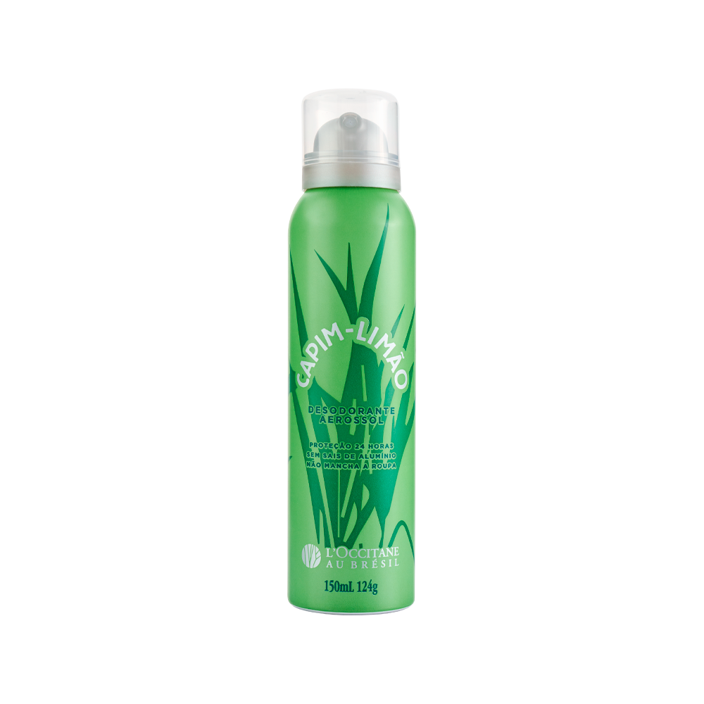 Vista 2 Desodorante Aerossol Capim-Limão 150mL Loccitane Au Bresil BR Loccitane Au Bresil BR