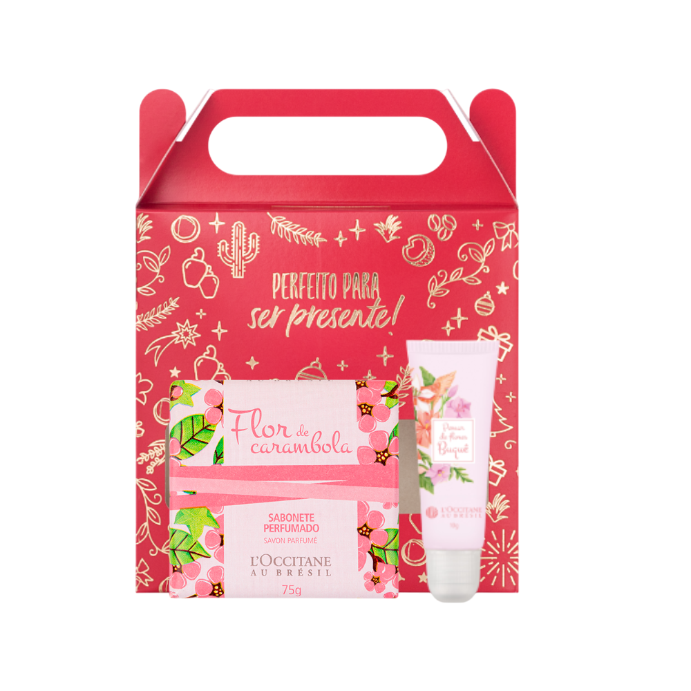 Lembrança Pomar de Flores: Sabonete e Fragrância em Gel