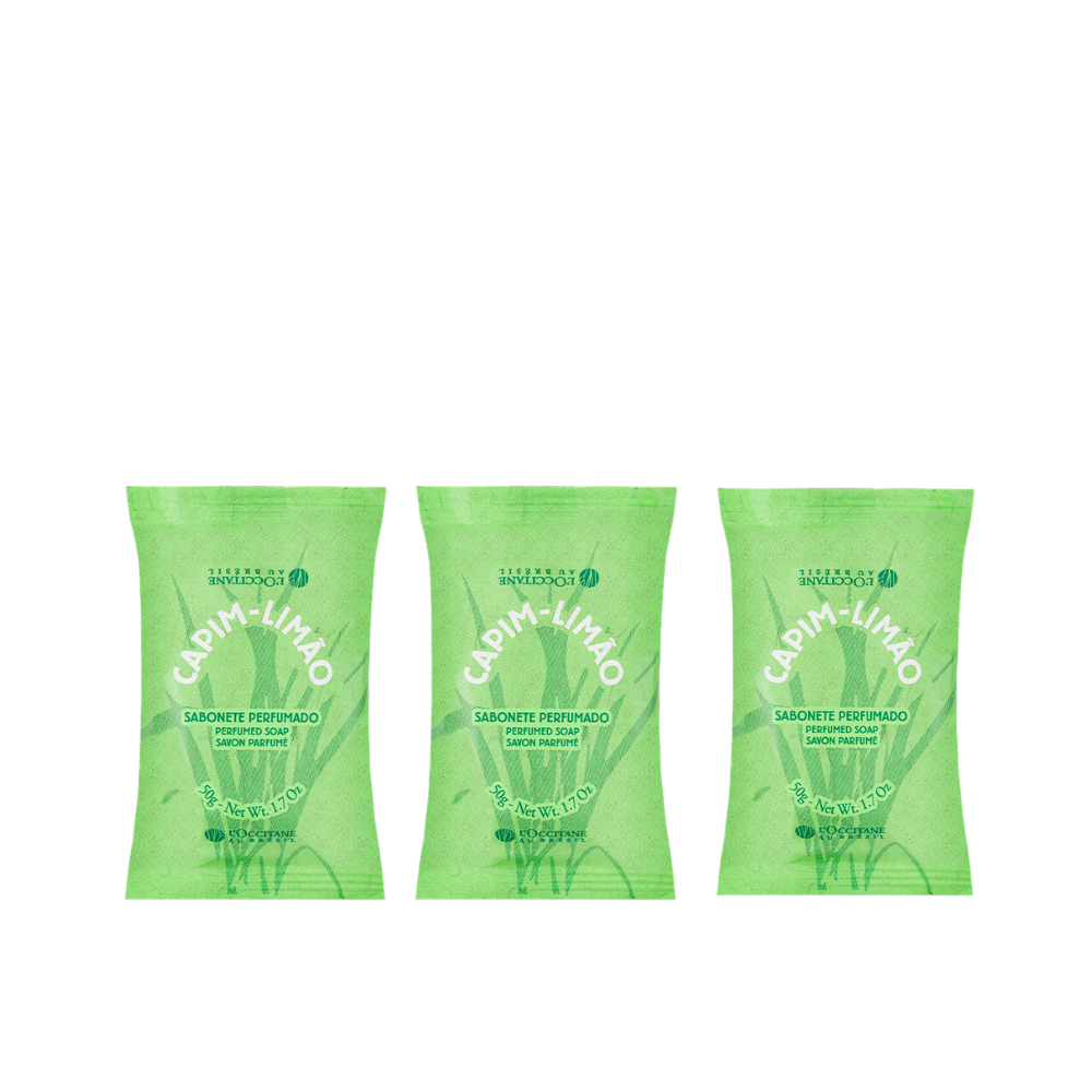 Trio de Sabonetes Capim-Limão 50g