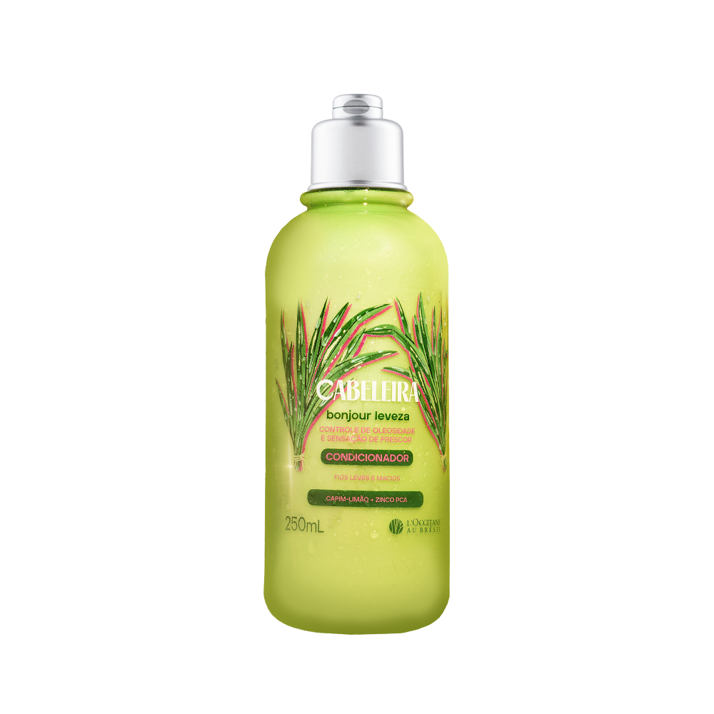Vista 2 Condicionador Bonjour Leveza Cabeleira 250mL Loccitane Au Bresil BR Loccitane Au Bresil BR