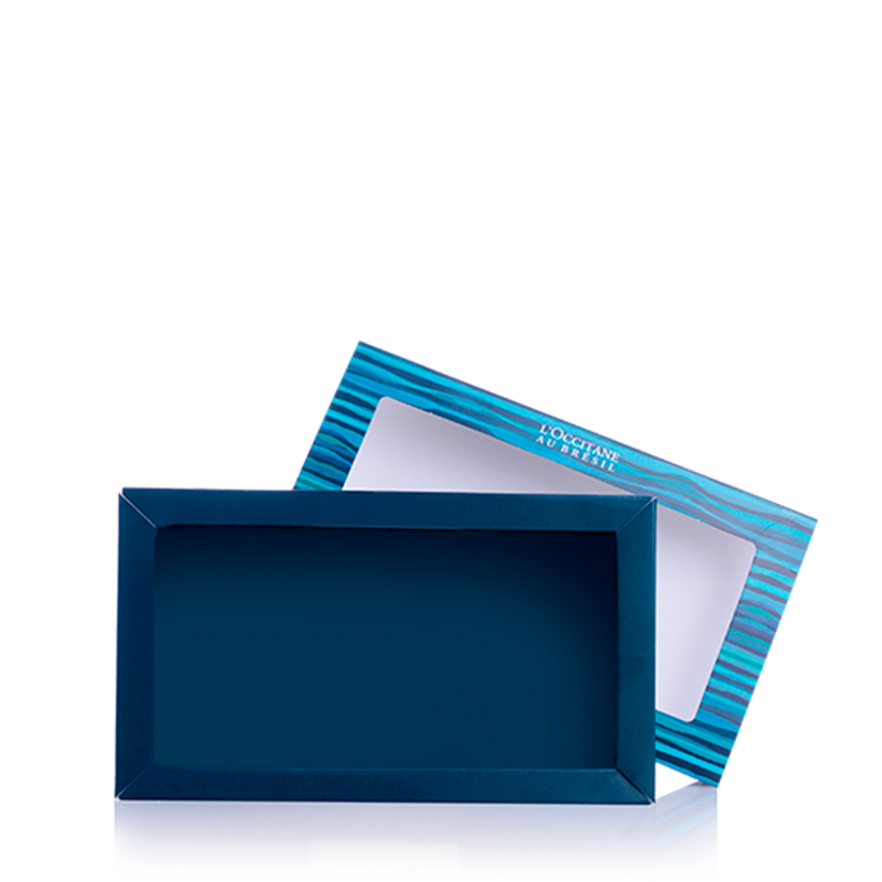 Caixa Azul para Trio de Sabonetes (20x10x4cm)