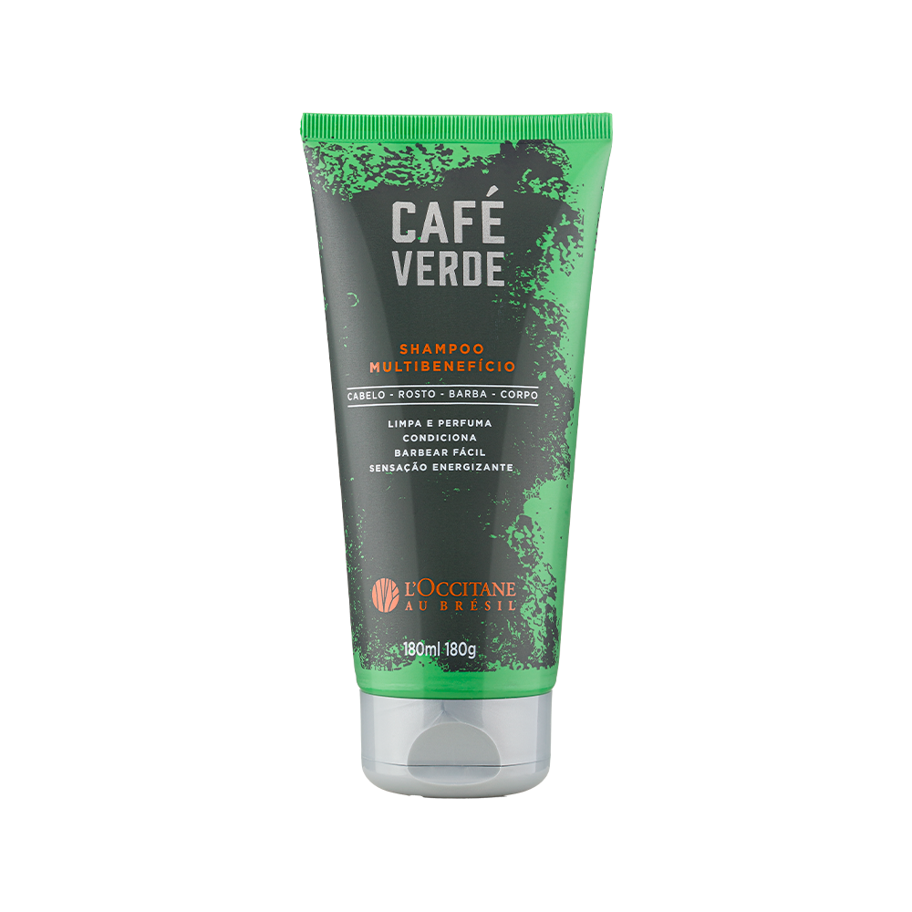 Shampoo Multibenefício Café Verde 180ml