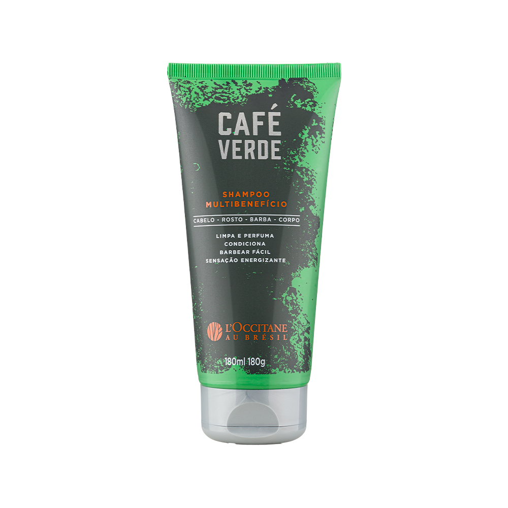 Shampoo Multibenefício Café Verde 180ml