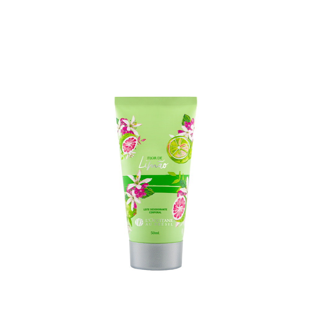 Leite Desodorante Corporal Flor de Limão 50mL