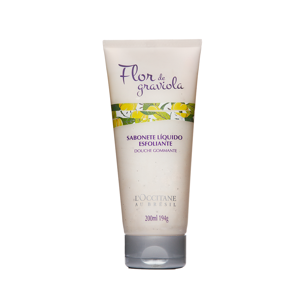 Sabonete Líquido Esfoliante Flor de Graviola 200ml