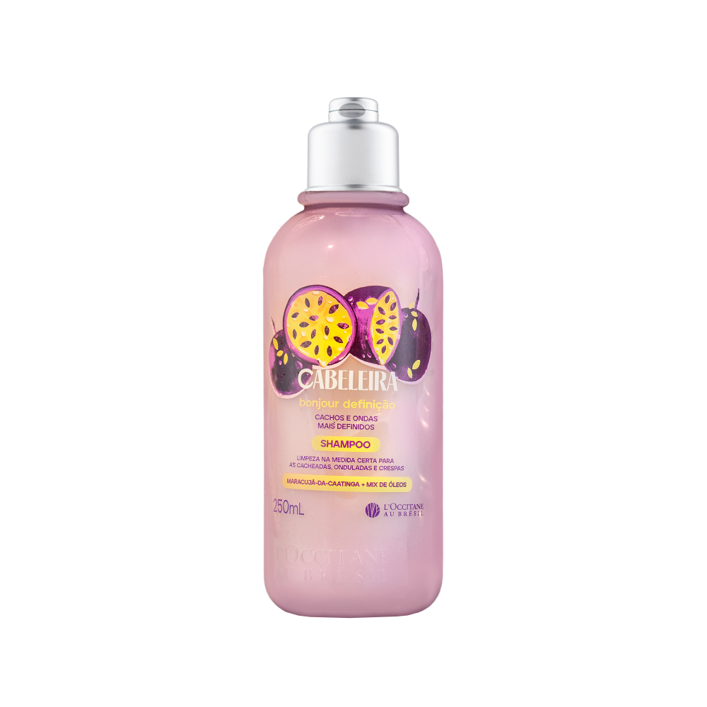 Vista 2 Shampoo Bonjour Definição Cabeleira 250mL Loccitane Au Bresil BR Loccitane Au Bresil BR