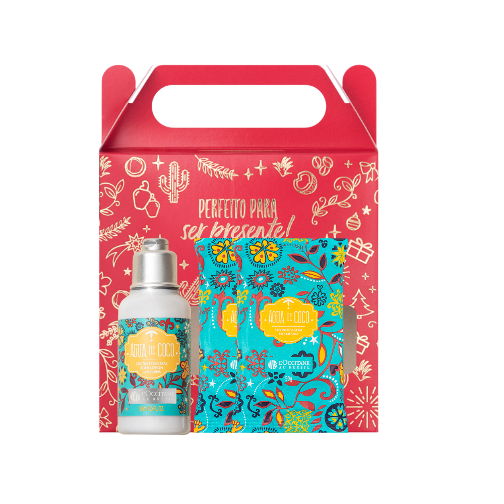 Lembrança Água de Coco: Sabonetes e Loção Corporal