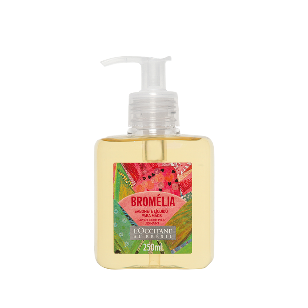 Vista 2 Sabonete Líquido para Mãos Bromélia 250ml