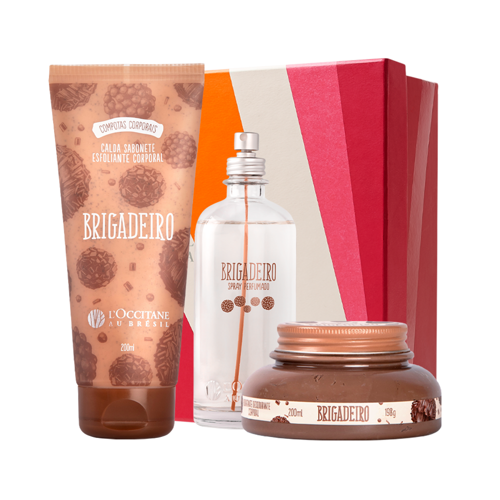 Presente Brigadeirão: Spray , Calda e Hidratante Corporal