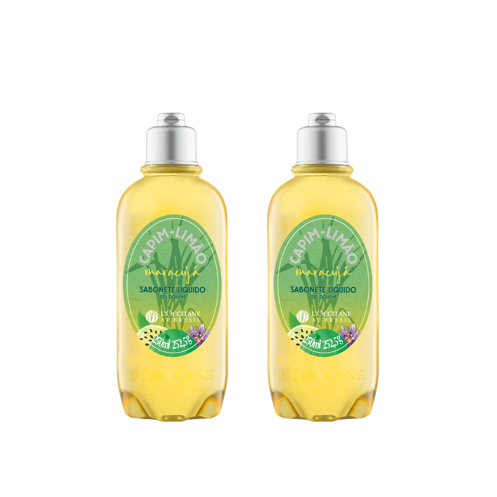 Dois Sabonetes Líquidos Capim-Limão Maracujá 250ml