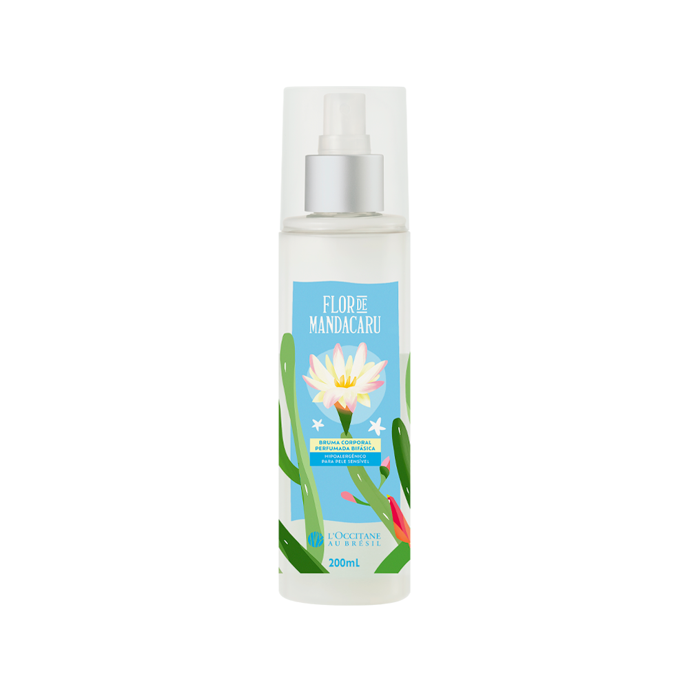 Bruma Corporal Perfumada Bifásica Flor de Mandacaru 200mL