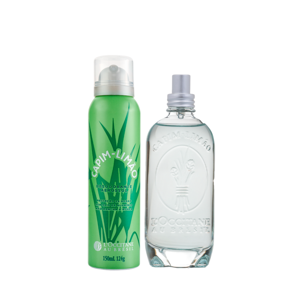 Vista 2 Desodorante e Colônia Capim-Limão Loccitane Au Bresil BR Loccitane Au Bresil BR