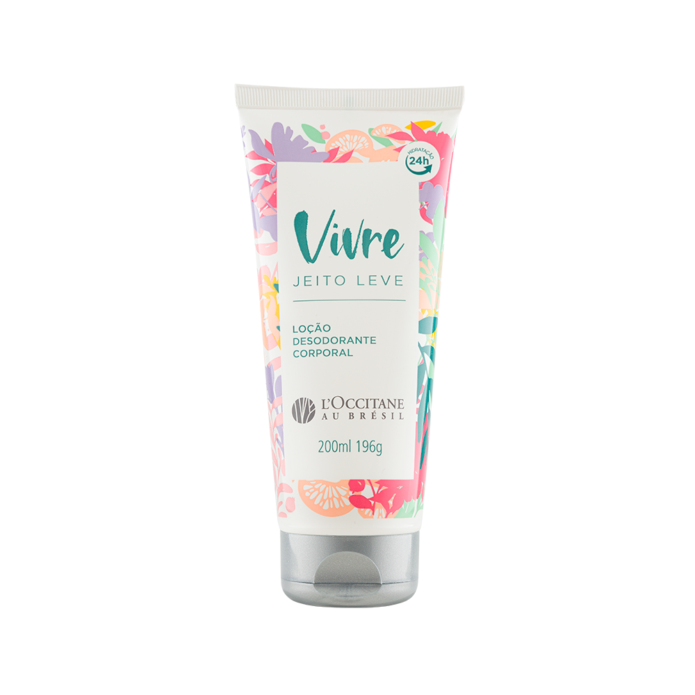Vista 2 Loção Desodorante Corporal Jeito Leve 200ml L'Occitane au Bresil L'Occitane au Bresil