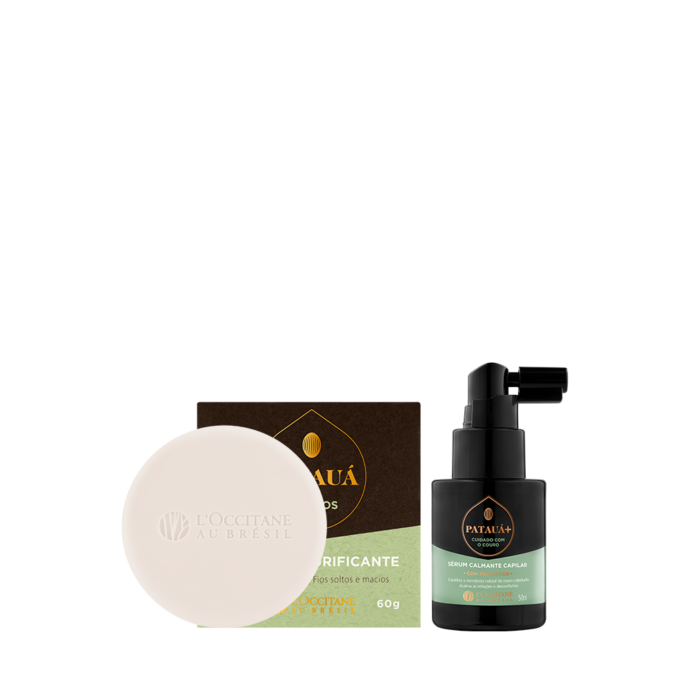 Combo Cuidados Couro Cabeludo: Sérum Calmante e Shampoo Purificante