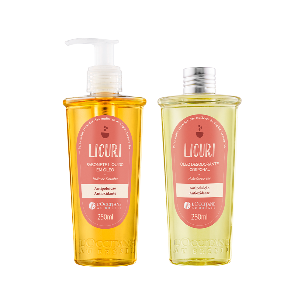 Vista 2 Combo Licuri: Óleo e Sabonete Líquido L'Occitane au Bresil L'Occitane au Bresil