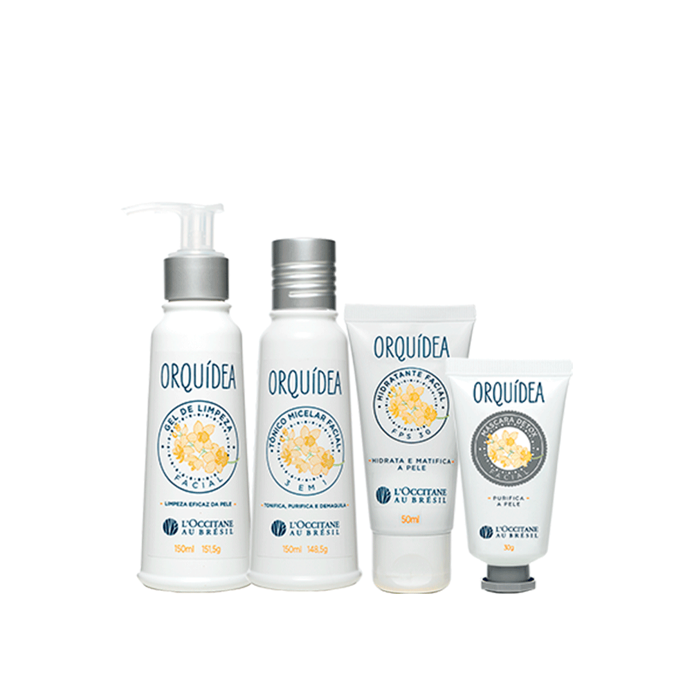 Rotina Completa Cuidado Facial Detox Orquidea